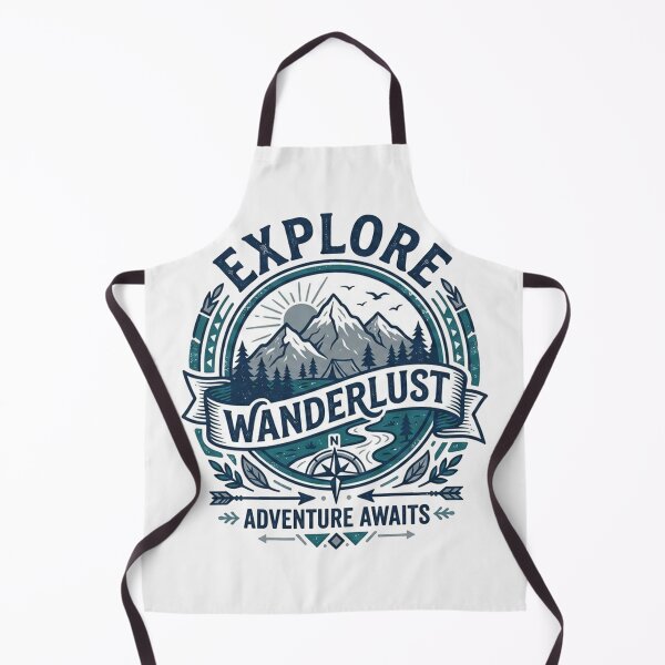 Item preview, Explore Adventure Awaits Outdoor Nature Emblem designed and sold by Owcomm.
