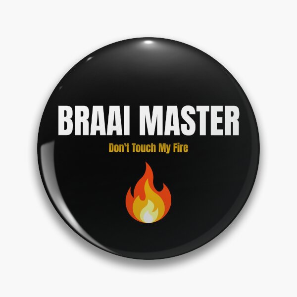 Item preview, Braai Master Don't Touch My Fire | Funny South African Dad Gift | Braai Gift designed and sold by TheOmniaMarket.