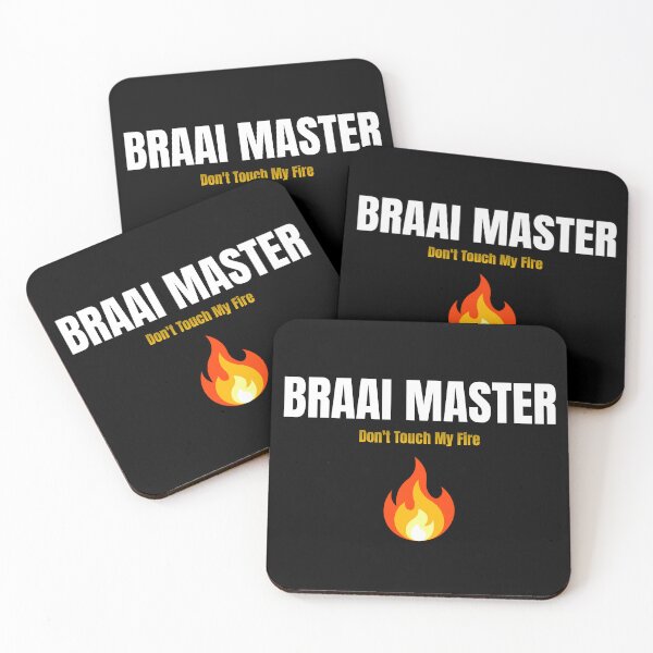 Item preview, Braai Master Don't Touch My Fire | Funny South African Dad Gift | Braai Gift designed and sold by TheOmniaMarket.