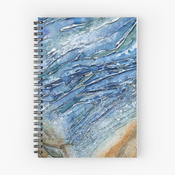 Item preview, Silver Swell - Sparkling Sea Abstract Art designed and sold by Cass Harker Studio.