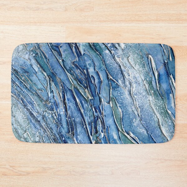 Item preview, Silver Swell - Sparkling Sea Abstract Art designed and sold by Cass Harker Studio.