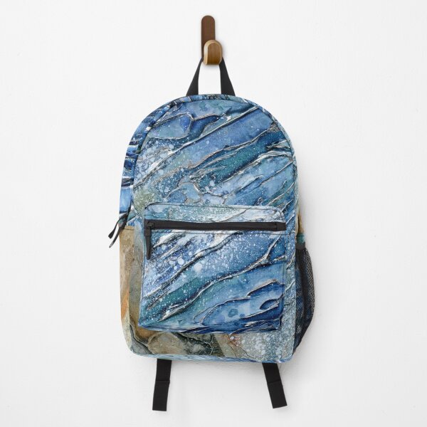 Item preview, Silver Swell - Sparkling Sea Abstract Art designed and sold by Cass Harker Studio.