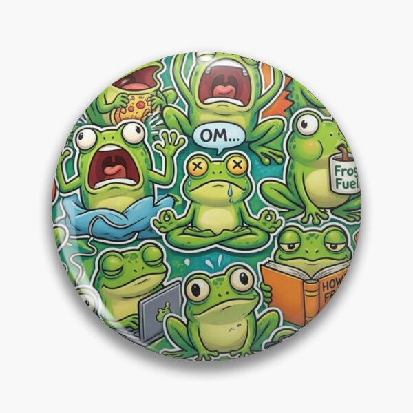 Item preview, Overstimulated Frog Energy Pattern designed and sold by Imaginarium of Chaos falcon88 .