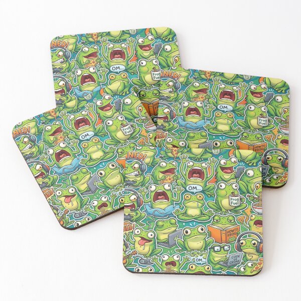 Item preview, Overstimulated Frog Energy Pattern designed and sold by Imaginarium of Chaos falcon88 .