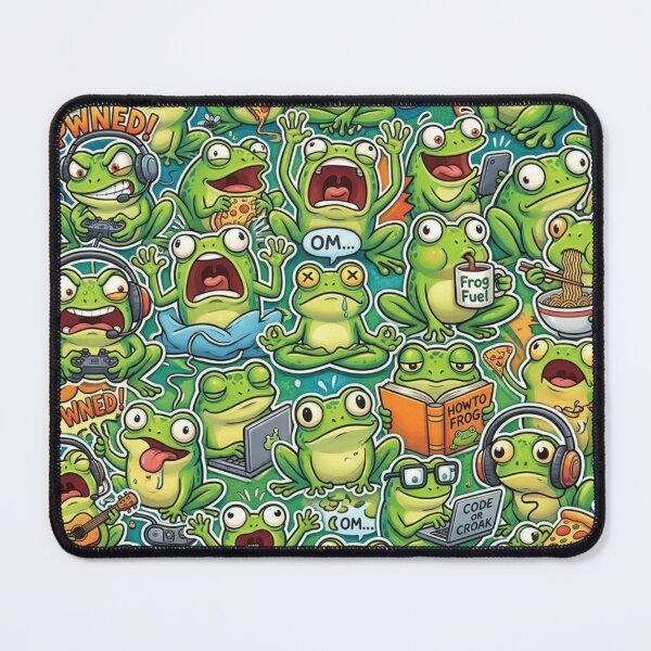 Item preview, Overstimulated Frog Energy Pattern designed and sold by Imaginarium of Chaos falcon88 .