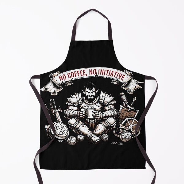 Item preview, No coffee, no initiative, dnd coffee designed and sold by Boardgameo.