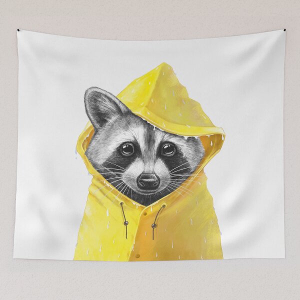 Item preview, Rain Raccoon designed and sold by NIKITA KORENKOV NikKor.