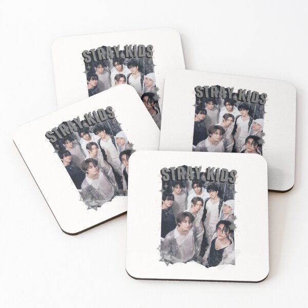 Item preview, Stray Kids Collage: Kpop Group Members black and white Design Classic T-Shirt designed and sold by AJUNICE STUDIO.