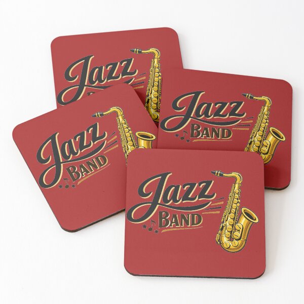 Aperçu de l'œuvre Logo d'un groupe de jazz avec un saxophone animé créée et vendue par Sn1ver.