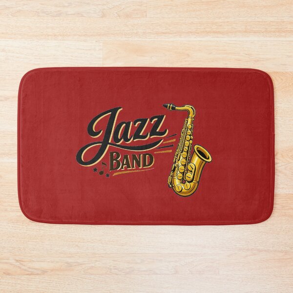 Item preview, Jazz Band Logo with Animated Saxophone designed and sold by Sn1ver.