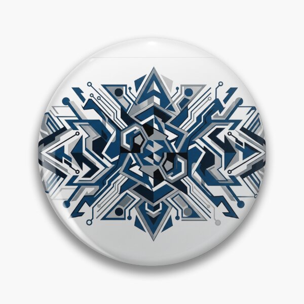 Item preview, Cybernetic Geometric Tech Sigil Fractal designed and sold by Owcomm.