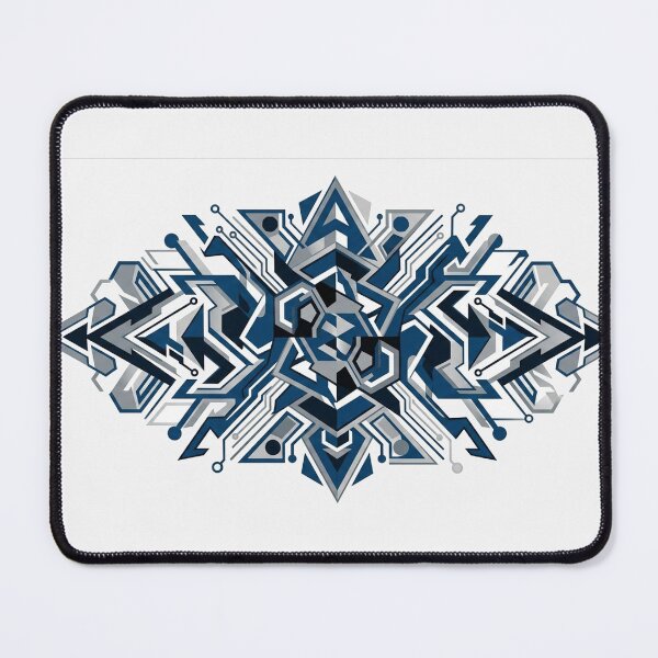 Item preview, Cybernetic Geometric Tech Sigil Fractal designed and sold by Owcomm.