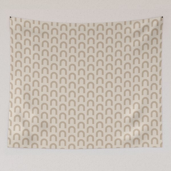 Item preview, Beige Arch Minimal Wall Art – Modern Calm Decor designed and sold by GemsAnatomy.