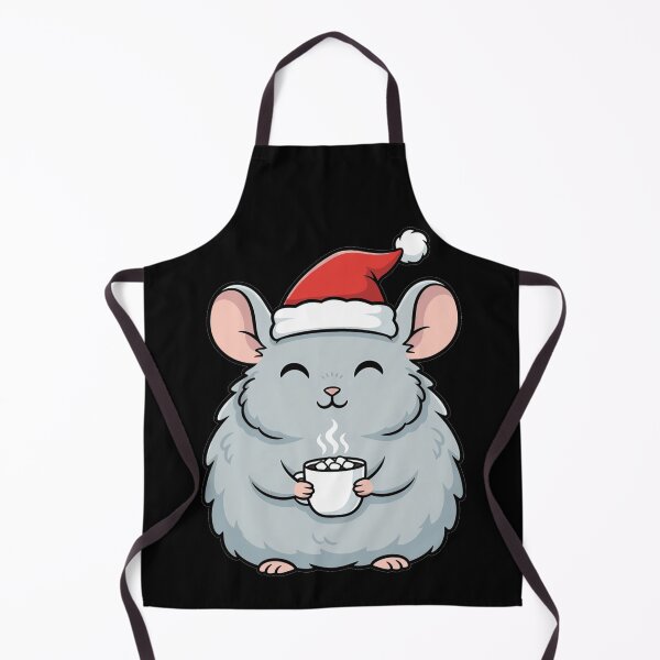 Item preview, Kawaii Christmas Chinchilla Drinking Hot Cocoa designed and sold by k3rstman1.