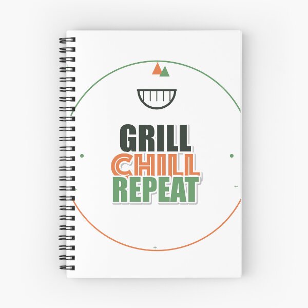 Item preview, Grill Chill Repeat designed and sold by IllumeInk.