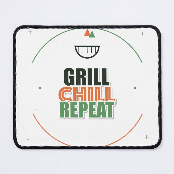 Item preview, Grill Chill Repeat designed and sold by IllumeInk.