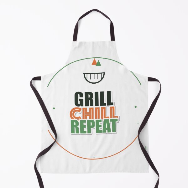 Item preview, Grill Chill Repeat designed and sold by IllumeInk.