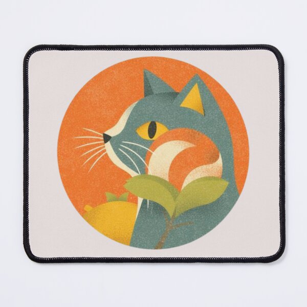 Item preview, Cute Mid Century Modern Cat Portrait Design designed and sold by mellow-koko.