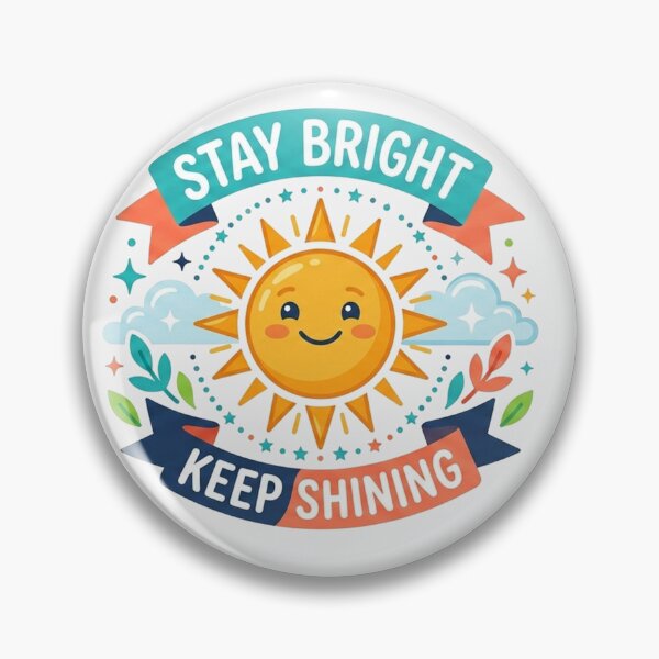 Item preview, Stay Bright Keep Shining Cute Smiling Sun Illustration designed and sold by Owcomm.