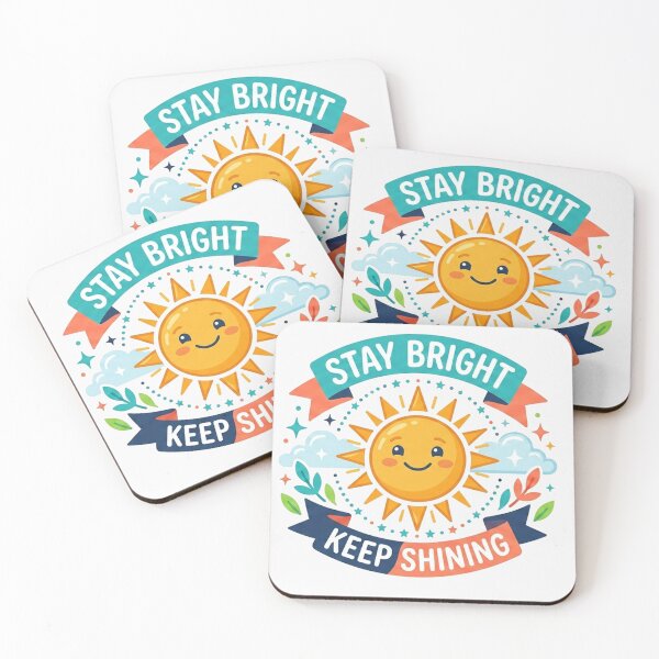 Item preview, Stay Bright Keep Shining Cute Smiling Sun Illustration designed and sold by Owcomm.
