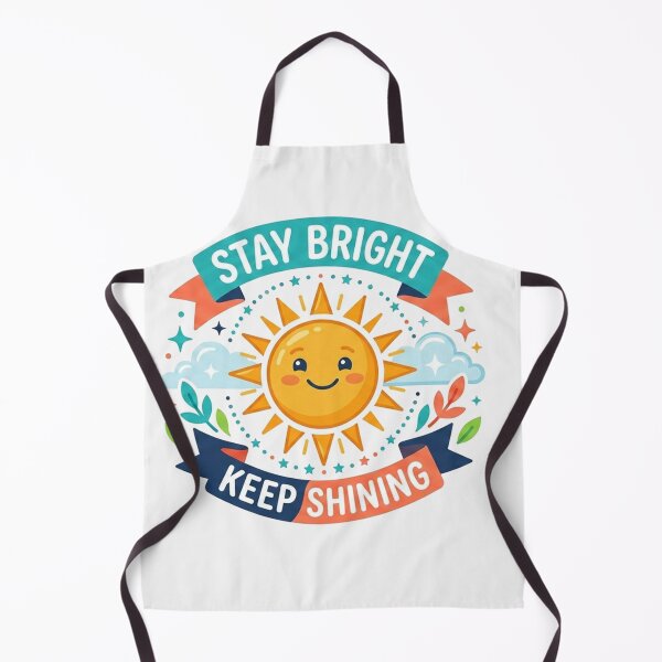 Item preview, Stay Bright Keep Shining Cute Smiling Sun Illustration designed and sold by Owcomm.