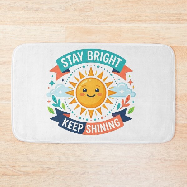Item preview, Stay Bright Keep Shining Cute Smiling Sun Illustration designed and sold by Owcomm.