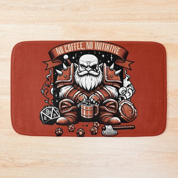 Item preview, No coffee, no initiative, dnd coffee designed and sold by Boardgameo.