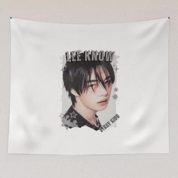 Item preview, Stray Kidss Lee Know Collage: Kpop Group Members black and white Design Classic T-Shirt designed and sold by AJUNICE STUDIO.