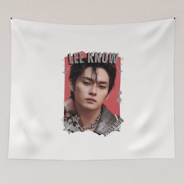 Item preview, Stray Kidss Lee Know Collage: Kpop Group Members black and white Design Classic T-Shirt designed and sold by AJUNICE STUDIO.