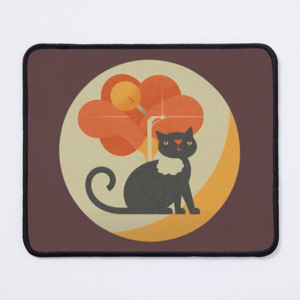 Item preview, Cute Mid Century Modern Cat Silhouette Design designed and sold by mellow-koko.