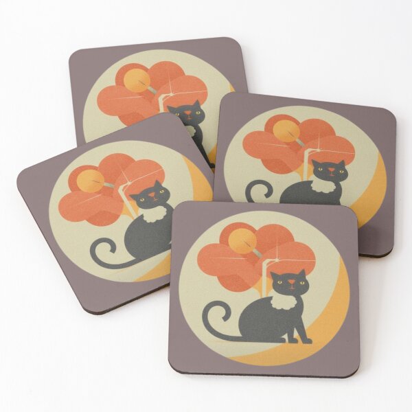 Item preview, Cute Mid Century Modern Cat Silhouette Design designed and sold by mellow-koko.