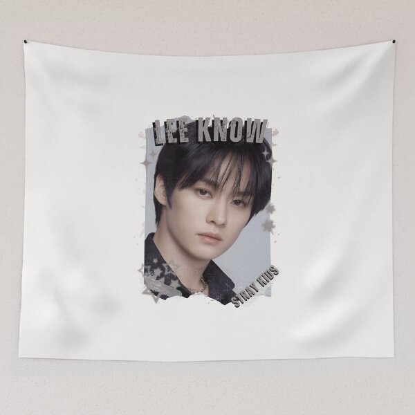 Item preview, Stray Kidss Lee Know Collage: Kpop Group Members black and white Design Classic T-Shirt designed and sold by AJUNICE STUDIO.