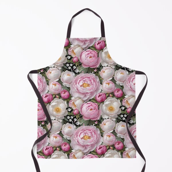 Item preview, Pink and White Peonies with Diamonds Floral Seamless Pattern designed and sold by Leylita Design.