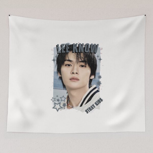 Item preview, Stray Kidss Lee Know Collage: Kpop Group Members black and white Design Classic T-Shirt designed and sold by AJUNICE STUDIO.