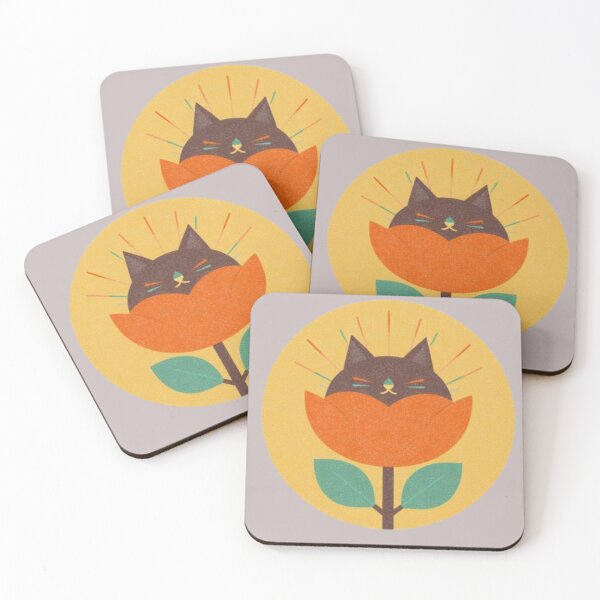 Item preview, Cute Mid Century Modern Cute Cat Design designed and sold by mellow-koko.