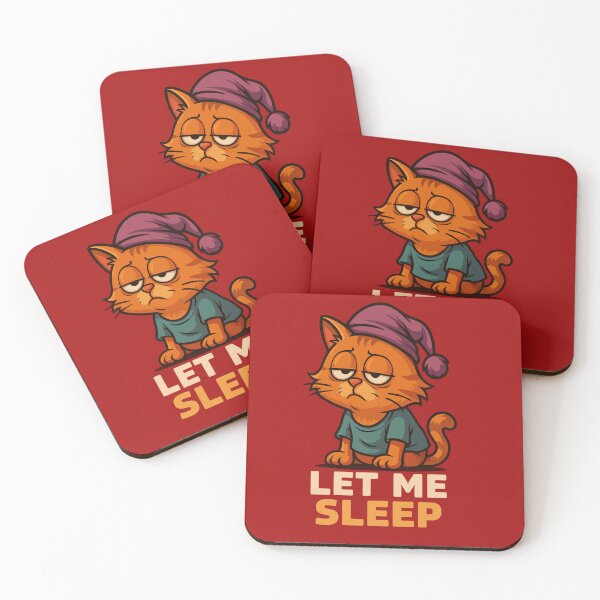 Item preview, Let Me Sleep – Grumpy Cat Cute Sleepy Mood Design designed and sold by PulseCanvas.