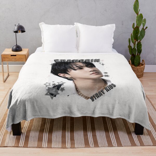 Item preview, Stray Kidss Changbin Collage: Kpop Group Members black and white Design Classic T-Shirt designed and sold by AJUNICE STUDIO.