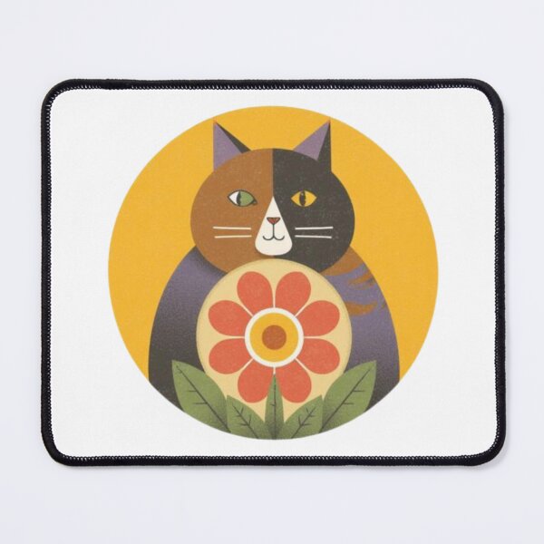Item preview, Cute Mid Century Modern Cat Geometric Design designed and sold by mellow-koko.