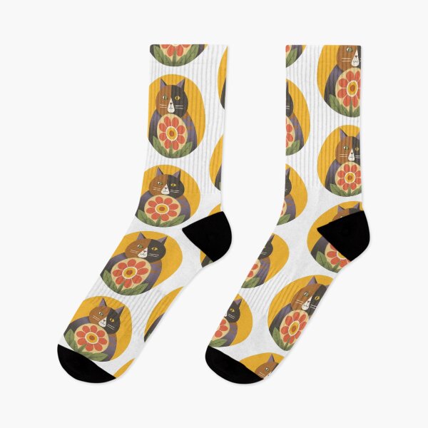 Item preview, Cute Mid Century Modern Cat Geometric Design designed and sold by mellow-koko.