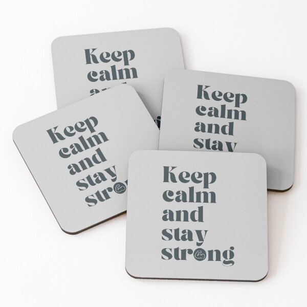 Item preview, Keep Calm and Stay Strong Modern Minimalist Art designed and sold by LoudVictory.