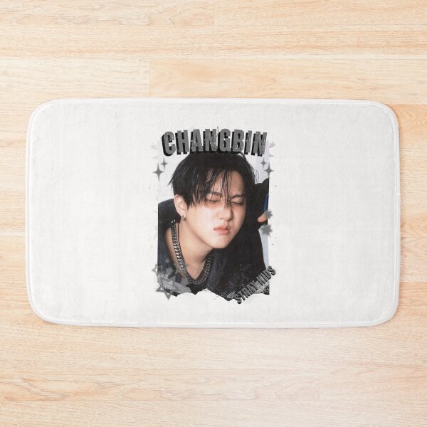 Item preview, Stray Kidss Changbin Collage: Kpop Group Members black and white Design Classic T-Shirt designed and sold by AJUNICE STUDIO.