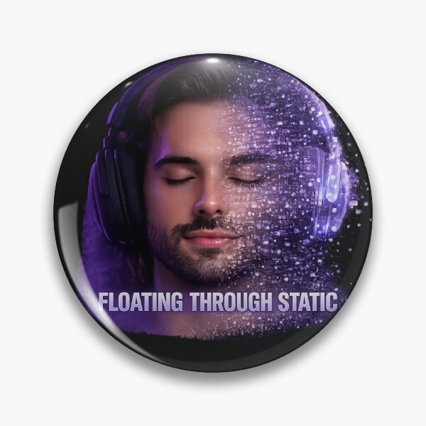 Item preview, Floating Through Static — Chillstep Symbiosis designed and sold by  ZenRave Designs.