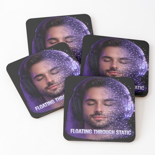Item preview, Floating Through Static — Chillstep Symbiosis designed and sold by  ZenRave Designs.