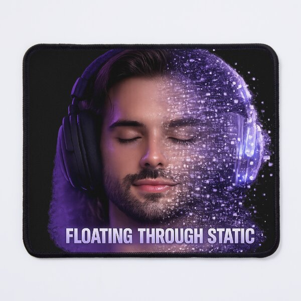 Item preview, Floating Through Static — Chillstep Symbiosis designed and sold by  ZenRave Designs.