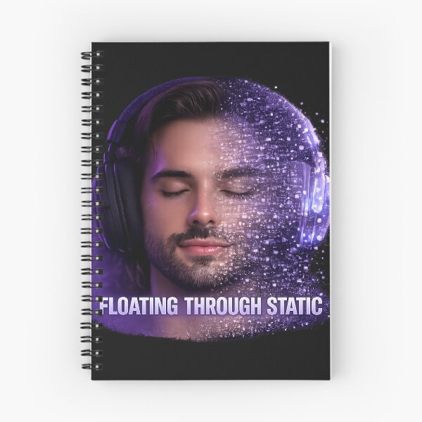 Item preview, Floating Through Static — Chillstep Symbiosis designed and sold by  ZenRave Designs.