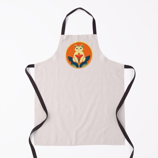 Item preview, Cute Mid Century Modern Cat Floral Design designed and sold by mellow-koko.