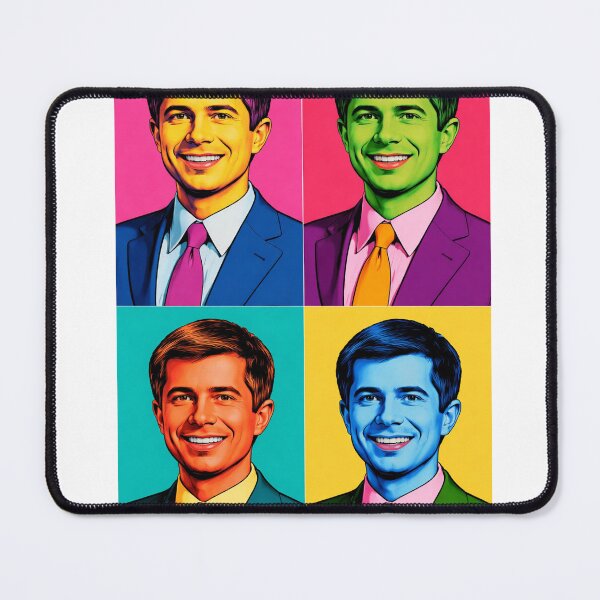 Item preview, Pete Buttigieg Pop Art Portrait Collage designed and sold by Owcomm.