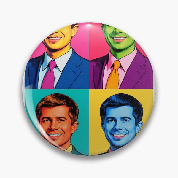 Item preview, Pete Buttigieg Pop Art Portrait Collage designed and sold by Owcomm.
