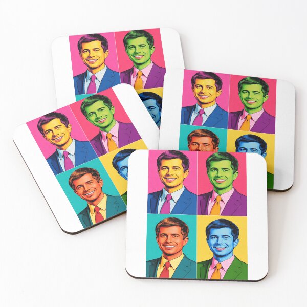 Item preview, Pete Buttigieg Pop Art Portrait Collage designed and sold by Owcomm.