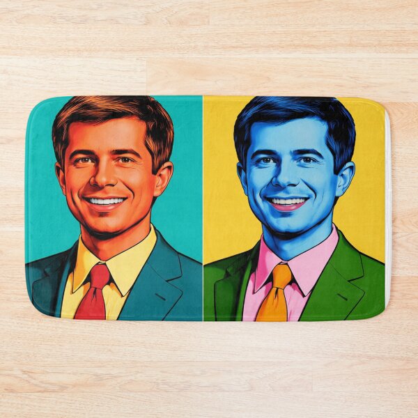 Item preview, Pete Buttigieg Pop Art Portrait Collage designed and sold by Owcomm.